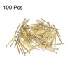 sourcing map Spring Test Probe Pin 100pcs 1.5mm Tip 16.5mm