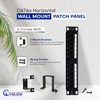 NewYork Cables - Cat6a 12 Port Patch Panel 1U Horizontal,