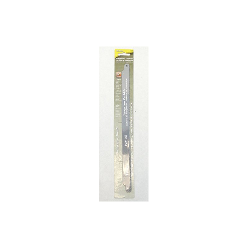 TITAN - 12" TUNGSTEN CARBIDE HACKSAW BLADE FOR MASONRY, GLASS,