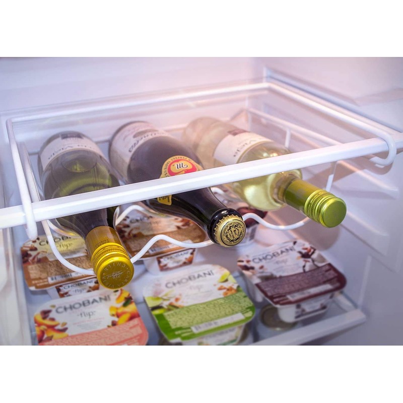Sorbus® Fridge Wine Rack- Refrigerator Bottle Rack Holds 3 Bottles