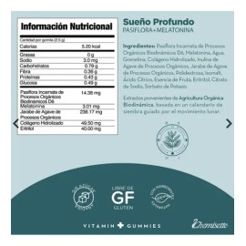 Melatonina Y Pasiflora Gomitas Sueño Profundo Chemisette                                                                                              