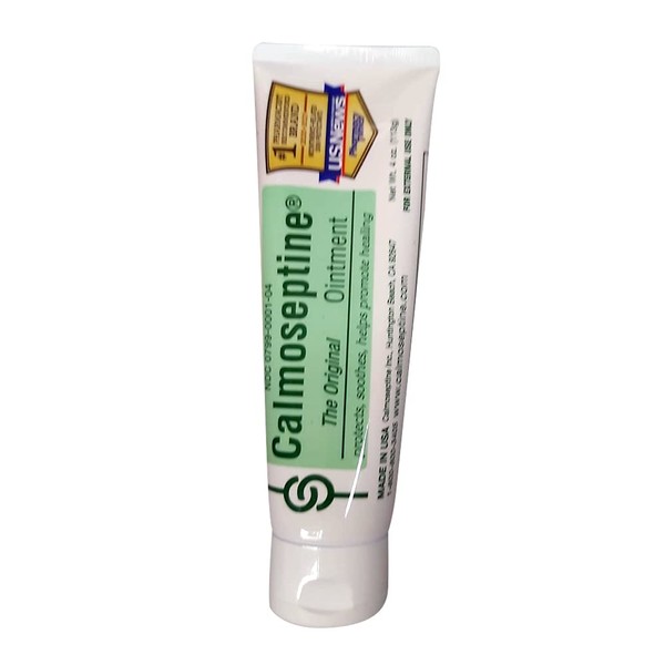 Calmoseptine Ointment Tube to Heal Skin Irritations - 4 Oz (Pack of 5)