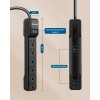 DEWENWILS 6-Outlet Power Strip Surge Protector, 15FT Long Extension Cord,