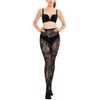 HONENNA Patterned Fishnets Tights Black Pantyhose Stockings for Women, 2
