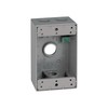 SIGMA ENGINEERED SOLUTIONS Metal Electrical Outlet Box, Weatherproof, Easy Mount