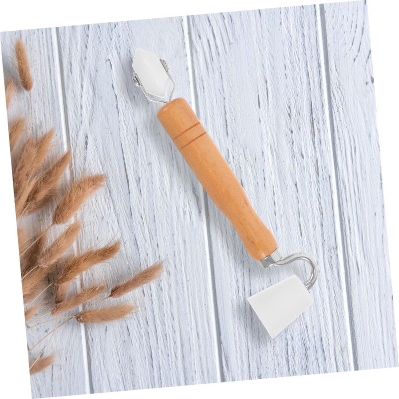 SHINEOFI Wallpaper Smoothing Roller with Handle Durable Wallpapering Seam Roller