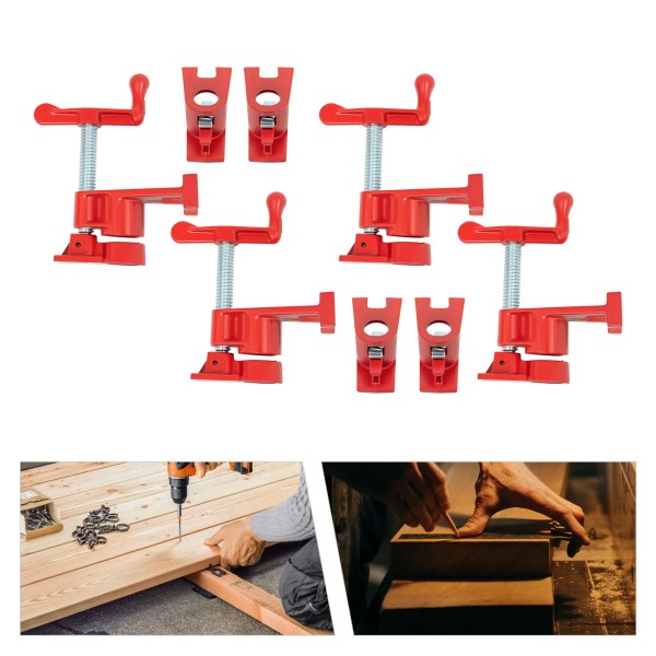 Unbranded (4 Pack) 3/4" Wood Gluing Pipe Clamp Set Heavy