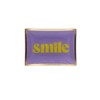 Gift Company Love Plates Glass Plate Medium Smile Purple /