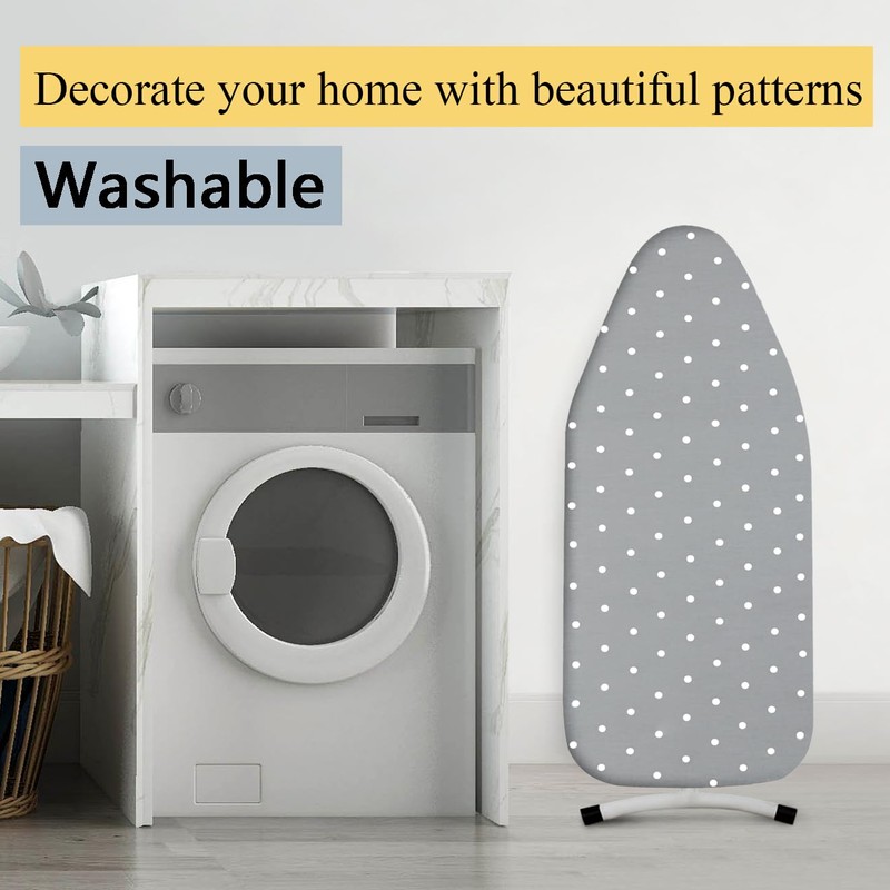 MZXcuin Small Ironing Board Cover Scorch Resistant, Table top Ironing