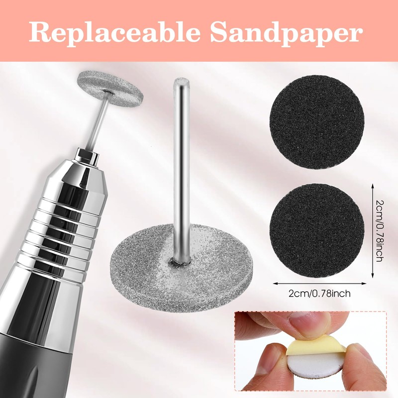 JIEYAO Pack of 2 Disc Nail Grinder Bits, Professional Nail