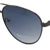 Timberland Gunmetal Mens Metal Aviator Sunglass, Blue Mirror Lens TB7210.