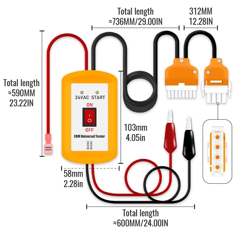 HPUY ECMPro Universal ECM Motor Tester for Electronically Commutated Motors