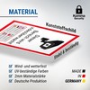 Komma Security Area Video Surveillance Sign Multilingual 20 x 30