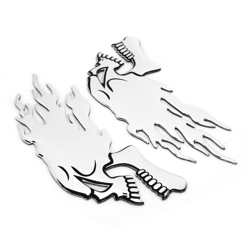 Universal Motorcycle Fuel Tank 3D Sticker, 2 Pieces Tank Sticker,