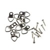 Fukui Metal Crafts F-0185 D-Shaped Hanging Hanger with Large Holes