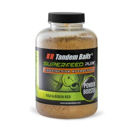 Tandem Baits SuperFeed Pure Powder Booster Fish & Robin Red Carp Fishing Without Effort Boilie Powder Bait Large Fish Fishing Carp Accessories Professionals & Hobby Anglers 250 g