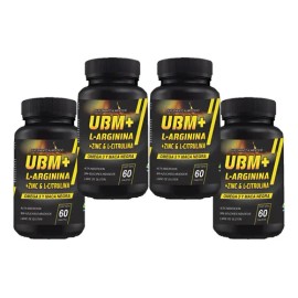 Pack 4 Ubm+ L-arginina + Zinc & L-citrulina - Cardiovascular