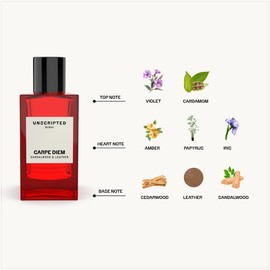 Unscripted Carpe Diem for Unisex - Arabian Perfume for Women & Men - Long Lasting Fragrance from Dubai with Amber, Sandalwood, Cedarwood, Leather, Musk Notes - Arabic Eau de Parfum - 3.4 oz EDP Spray