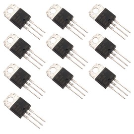 Bridgold 10pcs BTA24-600B BTA24 Medium Current Triac thyristor,Gate Trigger 24A 600V Through Hole,TO-220AB