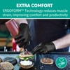 Ansell MicroFlex 93-852 Nitrile Disposable Gloves, Black Disposable Gloves, Work
