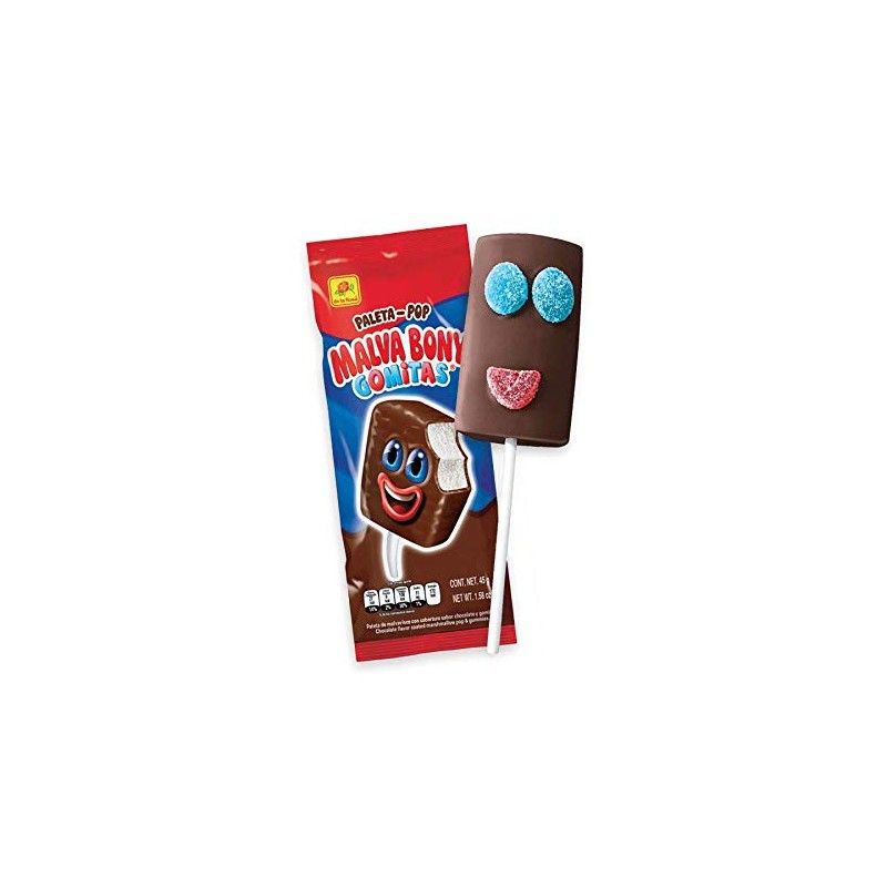 De La Rosa Malvabony Gomitas Marshmallow with Chocolate pop (Pack