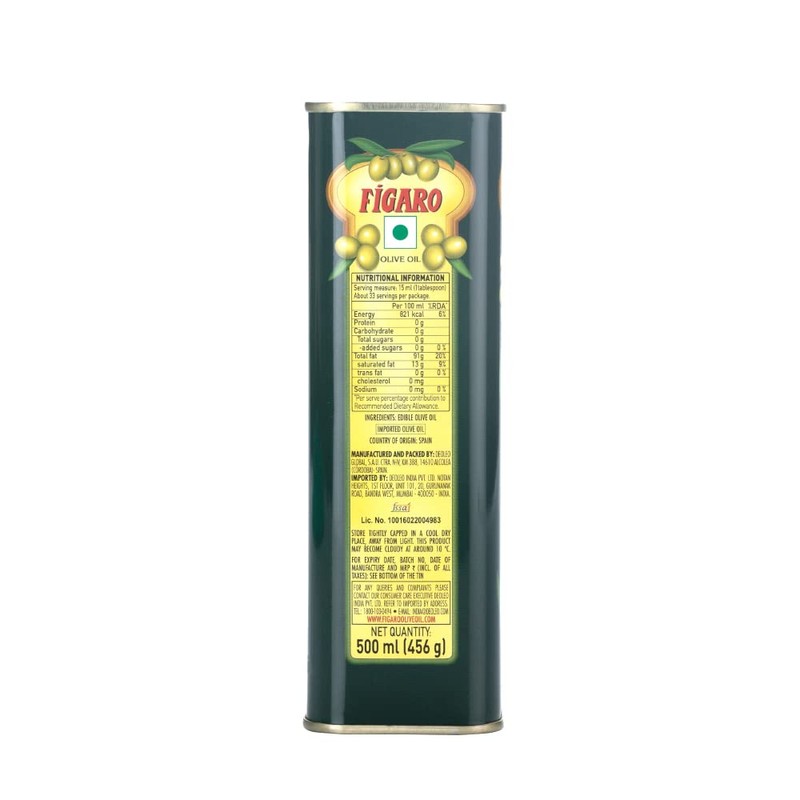 Figaro 1 Aceite De Oliva Tin, 500Ml