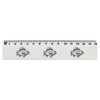 'fish' 15cm (6 Inch) White Plastic Ruler (RL00076051)