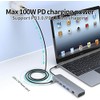 HUB C 9 en 1 USB con HDMI 4K, PD