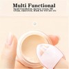"Ainvhh "40 PCS Mini borla de maquillaje triangular borla de