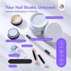 SAVILAND White Solid Builder Nail Gel Kit: Non-Sticky 60 g