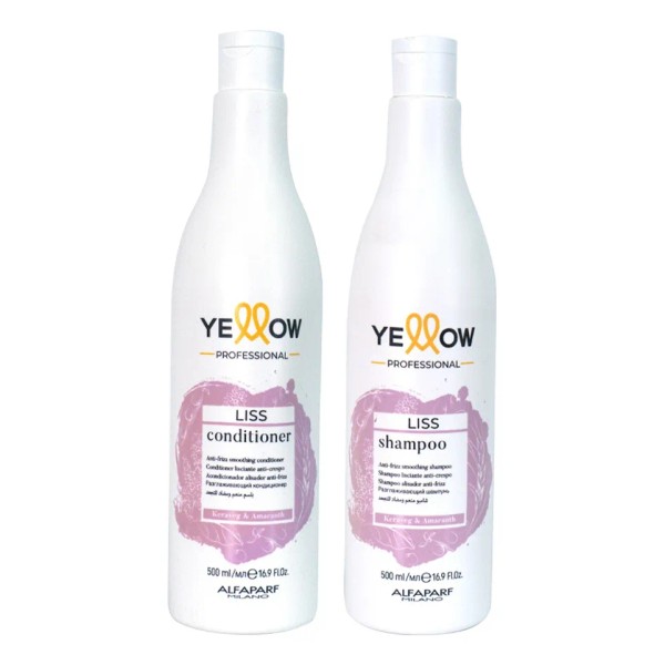 Kit Shampoo + Acondicionador Yellow Liss 500 Ml