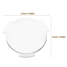 JECOMPRIS Biconvex Lens Set of 20 Pop-Tech Len Bi-Convex 25mm Diameter 45mm Focal Length Lens for DIY Cardboard VR