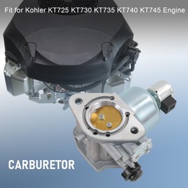 16-853-19S Carburetor Replacement For Kohler KT725 KT730 KT735 KT740 KT745, Include Fuel Filter, Air Filter, Oil Filter parts, Replace 32-853-67-S, 32-853-63S