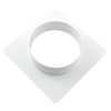 DGHAOP Plastic Air Duct Connector Flange Panel 6" Dryer Vent