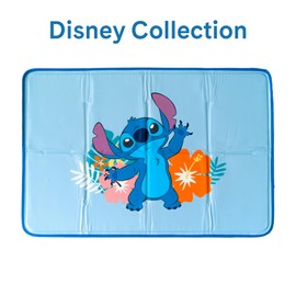 The Green Pet Shop Cool Pet Pad - Small, Disney’s Stitch - Self-Cooling, Pressure Activated Mat for Dogs & Cats from 0-8 lbs - Non-Toxic Gel, No Water Needed