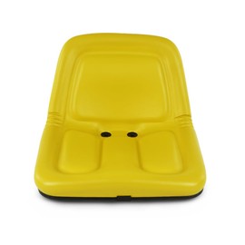 CHEDA Lawn Mower Garden Tractor Seat Yellow Compatible with John Deere Mowers TX30, STX38, 130, 160, 165, 170, 175, 180, 185, 110,GG420-32959, MG861683, Fit John Deere Skid Steers 60