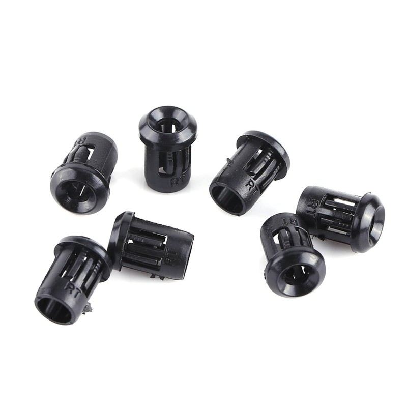 Kodrily 50Pcs 3mm LED Holder Black, Nylon LED Lamp Holders
