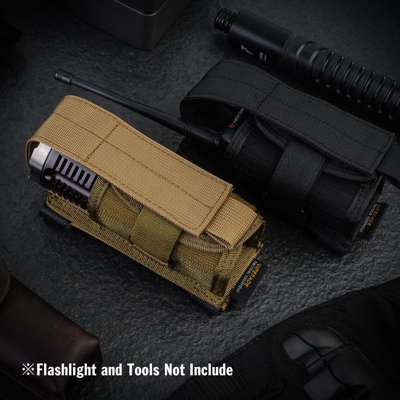 VIPERADE Multifunctional Torch Bag, Adjustable Storage Bag, Molle Nylon Bag,