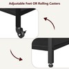 GAOMON Printer Stand, Large Printer Table with Power Outlets and