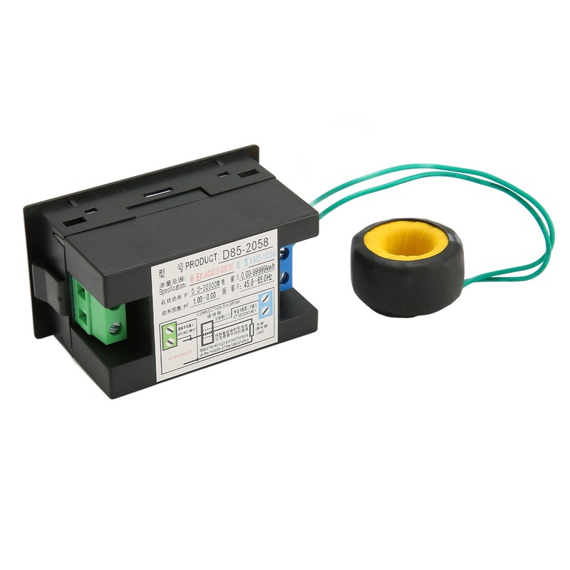 AC Meter Single Phase LCD Digital AC Panel Meter Voltage