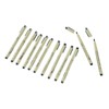 12pcs Waterproof Fine Tip Pens Quick Drying Smoothly Writing Nylon