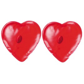 Pocket Warmers According to ISO 13485 Hand Warmer Heat Pads Finger Warmer Reusable Gel Pads Thermal Pads in Many Designs and Quantities of Notrash2003® (Heart, Pack of 2)