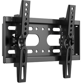 JXMTSPW TV Wall Bracket Tilt for 14-42" LED/LCD/OLED Flat&Curved TVs Monitor, Support 25kg with Max VESA 200x200mm Spirit Level Included, TV Wall Mount Fit 32 38 40 inch Universal TV Bracket