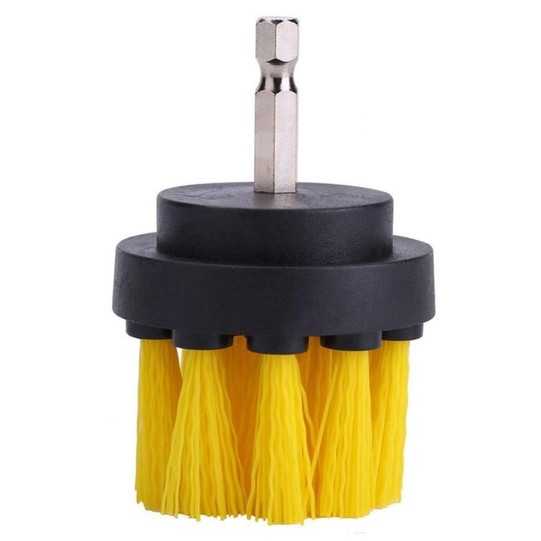 Drill Brush Replacements - Tile and Grout Bathroom Tile Grout Cleaner Bathtub Toilet Brush Drill Attachment Tool (2in)