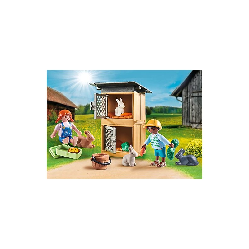 PLAYMOBIL Rabbit Pen Gift Set