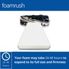 FoamRush 8-Inch Bunk (30" x 80") High Density Foam RV