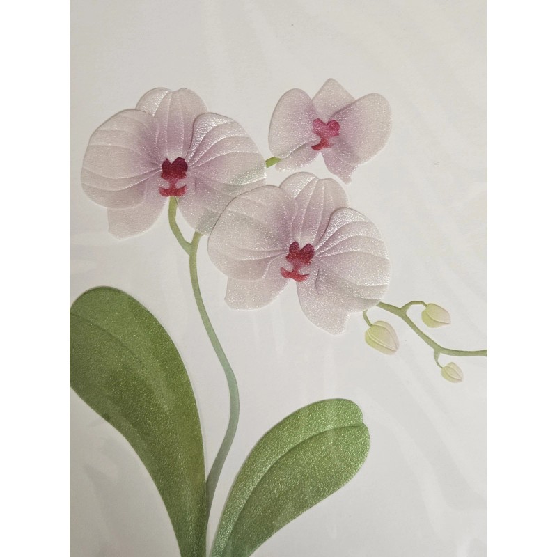 PAPYRUS ORCHID FLOWERS BLANK INSIDE ALL OCCASIONS CARD