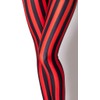 Sister Amy Girl Black/Red Contrast Color Digital Printted Ankle Elastic