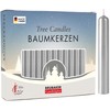 BRUBAKER Tree Candles - Pack of 40 - Silver -