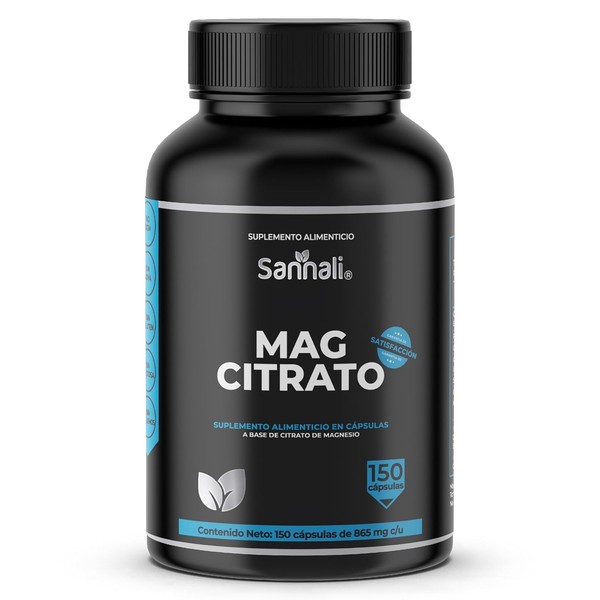 Citrato de Magnesio con 150 Cpsulas. Mag Citrato 400 mg